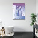 Plakat Wieloczęściowy Trip To New York Rama Aluminiowa Kolor Czarny