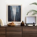 Plakat Wieloczęściowy Widok Na Ulicę 42 Na Manhattanie Rama Drewniana Z Passe-Partout Kolor Biały