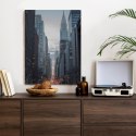 Plakat Wieloczęściowy Widok Na Ulicę 42 Na Manhattanie Rama Drewniana Z Passe-Partout Kolor Biały