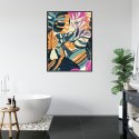 Plakat Wieloczęściowy Wielokolorowe Rama Aluminiowa Kolor Czarny Plakat Wieloczęściowy Wielokolorowe Rama Aluminiowa Kolor Czarny