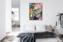 Plakat Wieloczęściowy Wielokolorowe Rama Aluminiowa Kolor Czarny Plakat Wieloczęściowy Wielokolorowe Rama Aluminiowa Kolor Czarny