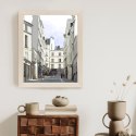 Plakat Wieloczęściowy Uliczka Przy Montmartre W Paryżu Rama Drewniana Z Passe-Partout Kolor Naturalny