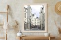 Plakat Wieloczęściowy Uliczka Przy Montmartre W Paryżu Rama Drewniana Z Passe-Partout Kolor Naturalny