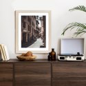 Plakat Wieloczęściowy Uliczna Architektura Rzymu Rama Drewniana Z Passe-Partout Kolor Naturalny