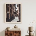 Plakat Wieloczęściowy Uliczna Architektura Rzymu Rama Drewniana Z Passe-Partout Kolor Naturalny
