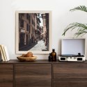 Plakat Wieloczęściowy Uliczna Architektura Rzymu Rama Drewniana Z Passe-Partout Kolor Naturalny