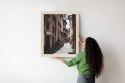 Plakat Wieloczęściowy Uliczna Architektura Rzymu Rama Drewniana Z Passe-Partout Kolor Naturalny