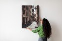 Plakat Wieloczęściowy Uliczna Architektura Rzymu Rama Drewniana Z Passe-Partout Kolor Naturalny