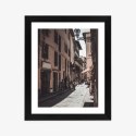 Plakat Wieloczęściowy Uliczna Architektura Rzymu Rama Drewniana Z Passe-Partout Kolor Naturalny