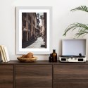 Plakat Wieloczęściowy Uliczna Architektura Rzymu Rama Drewniana Z Passe-Partout Kolor Naturalny