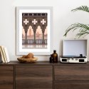 Plakat Wieloczęściowy Wczesny Poranek W Wenecji Rama Drewniana Z Passe-Partout Kolor Naturalny