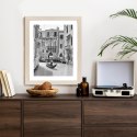 Plakat Wieloczęściowy Wenecka Podróż Gondolą Rama Drewniana Z Passe-Partout Kolor Naturalny