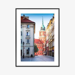 Plakat Wieloczęściowy Warszawa Stare Miasto Architektura Rama Aluminiowa Z Passe-Partout Kolor Czarny