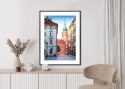 Plakat Wieloczęściowy Warszawa Stare Miasto Architektura Rama Aluminiowa Z Passe-Partout Kolor Czarny