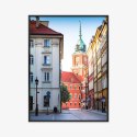 Plakat Wieloczęściowy Warszawa Stare Miasto Architektura Rama Aluminiowa Z Passe-Partout Kolor Czarny