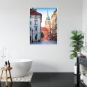 Plakat Wieloczęściowy Warszawa Stare Miasto Architektura Rama Aluminiowa Z Passe-Partout Kolor Czarny