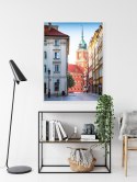 Plakat Wieloczęściowy Warszawa Stare Miasto Architektura Rama Aluminiowa Z Passe-Partout Kolor Czarny