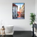 Plakat Wieloczęściowy Warszawa Stare Miasto Architektura Rama Aluminiowa Z Passe-Partout Kolor Czarny
