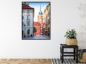 Plakat Wieloczęściowy Warszawa Stare Miasto Architektura Rama Aluminiowa Z Passe-Partout Kolor Czarny