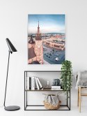 Plakat Wieloczęściowy Widok Na Krakowski Rynek Z Lotu Ptaka Rama Aluminiowa Kolor Srebrny