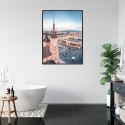 Plakat Wieloczęściowy Widok Na Krakowski Rynek Z Lotu Ptaka Rama Aluminiowa Kolor Srebrny
