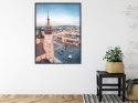Plakat Wieloczęściowy Widok Na Krakowski Rynek Z Lotu Ptaka Rama Aluminiowa Kolor Srebrny