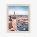 Plakat Wieloczęściowy Widok Na Krakowski Rynek Z Lotu Ptaka Rama Aluminiowa Kolor Srebrny