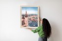 Plakat Wieloczęściowy Widok Na Krakowski Rynek Z Lotu Ptaka Rama Aluminiowa Kolor Srebrny