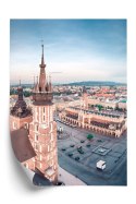 Plakat Wieloczęściowy Widok Na Krakowski Rynek Z Lotu Ptaka Rama Aluminiowa Kolor Srebrny
