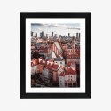 Plakat Wieloczęściowy Widok Z Góry Na Stare Miasto W Warszawie