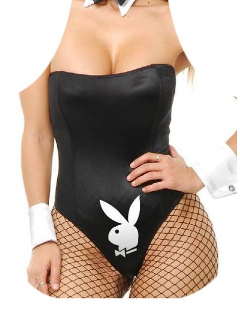Fartuch nr 70 (black bunny playboy).. Fartuch nr 70 (black bunny playboy)..