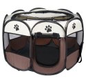 Kojec dla psa/kota 91x91x58cm - brązowy Kojec dla psa/kota 91x91x58cm - brązowy