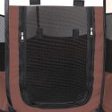 Kojec dla psa/kota 91x91x58cm - brązowy Kojec dla psa/kota 91x91x58cm - brązowy