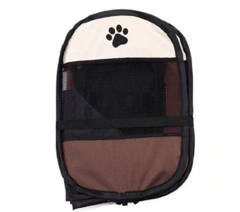 Kojec dla psa/kota 91x91x58cm - brązowy Kojec dla psa/kota 91x91x58cm - brązowy