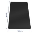 Mata PVC 140x100cm - czarna Mata PVC 140x100cm - czarna