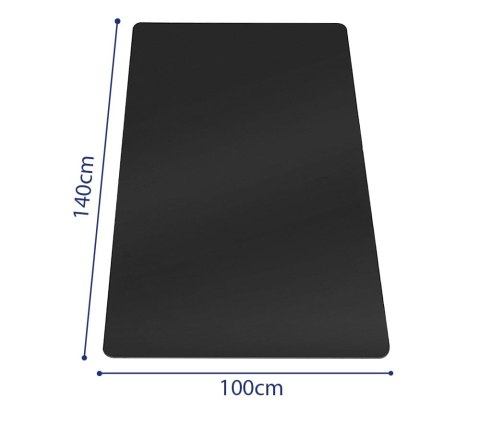 Mata PVC 140x100cm - czarna Mata PVC 140x100cm - czarna