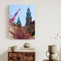 Plakat Wieloczęściowy Wieże Katedry Wawelu Kraków Rama Drewniana Z Passe-Partout Kolor Naturalny