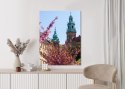 Plakat Wieloczęściowy Wieże Katedry Wawelu Kraków Rama Drewniana Z Passe-Partout Kolor Naturalny