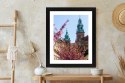 Plakat Wieloczęściowy Wieże Katedry Wawelu Kraków Rama Drewniana Z Passe-Partout Kolor Naturalny