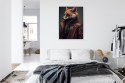 Plakat Wieloczęściowy Lis W Stroju Fantasy Rama Aluminiowa Kolor Czarny