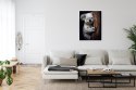 Plakat Wieloczęściowy Miś Koala Obejmujący Drzewo Rama Aluminiowa Kolor Czarny