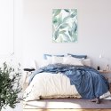 Plakat Wieloczęściowy Liście Laurowe Akwarela Rama Aluminiowa Kolor Czarny