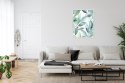 Plakat Wieloczęściowy Liście Laurowe Akwarela Rama Aluminiowa Kolor Czarny