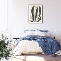 Plakat Wieloczęściowy Wielkie Czarne Liście I Kwiaty W Stylu Matisse Rama Aluminiowa Kolor Czarny