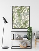 Plakat Wieloczęściowy Vintage Dzikie Rośliny Na Beżowym Tle Rama Aluminiowa Kolor Czarny
