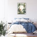 Plakat Wieloczęściowy W Stylu Vintage Tropikalne Rośliny Rama Aluminiowa Kolor Czarny