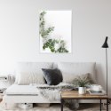 Plakat Wieloczęściowy Zielone Liście Eukaliptusa Rama Aluminiowa Kolor Czarny