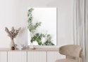 Plakat Wieloczęściowy Zielone Liście Eukaliptusa Rama Aluminiowa Kolor Czarny