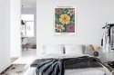 Plakat Wieloczęściowy Trag Kwiatowy Florencja Rama Aluminiowa Kolor Czarny