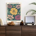 Plakat Wieloczęściowy Trag Kwiatowy Florencja Rama Aluminiowa Kolor Czarny